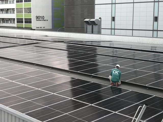 Commercial and industrial solar portfolio