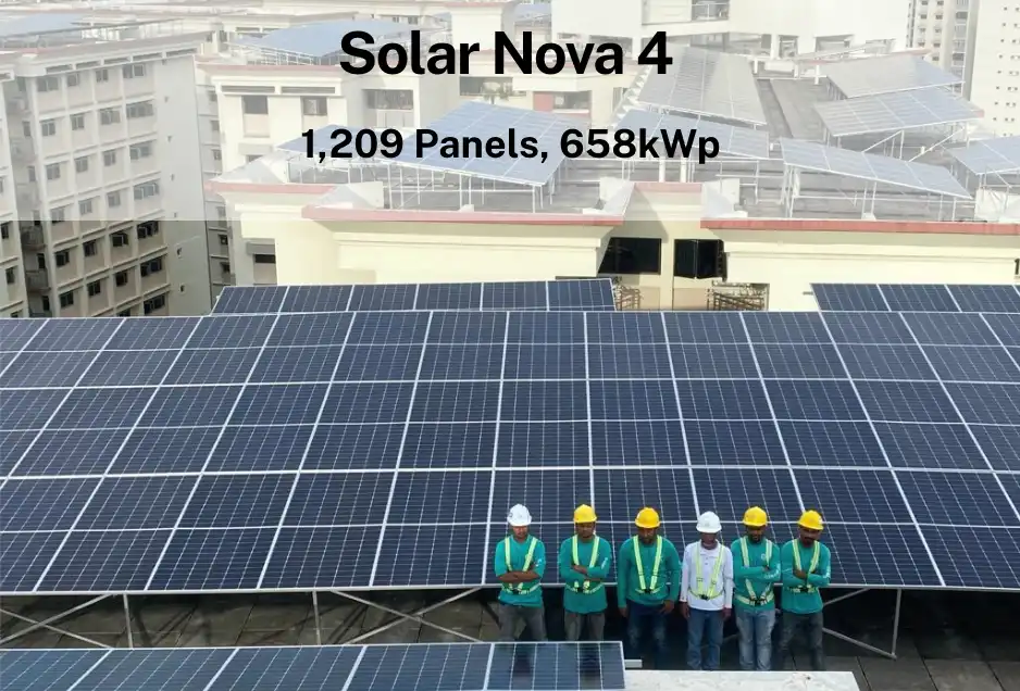 Solar Nova 4 HDB project